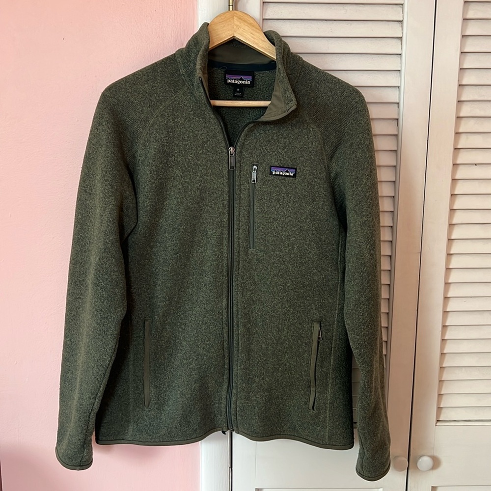 Green Patagonia Better Sweater Jacket